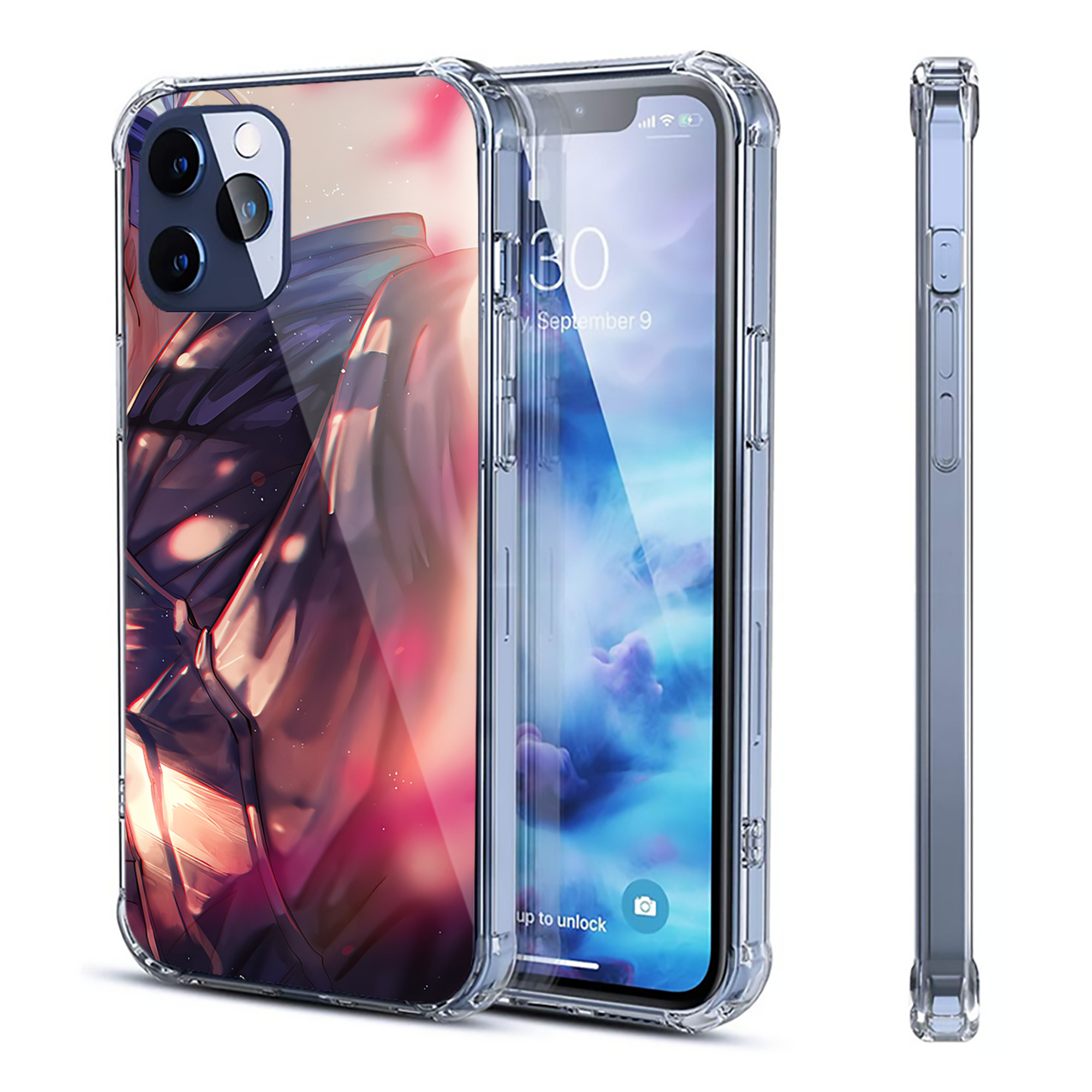 （画像用） SPY×FAMILY间谍家家酒 【iPhone 12シリーズ対応】透明スマホケース（クリアソフトケース）